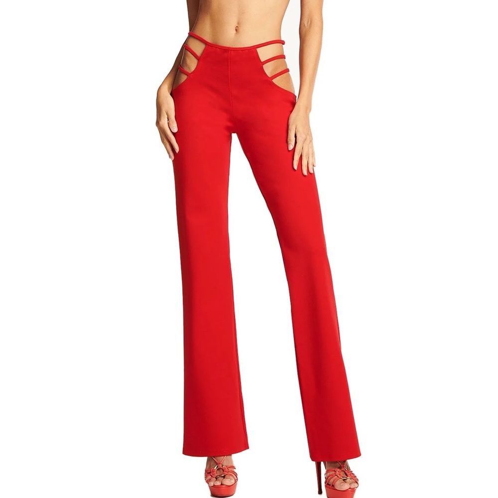 I.am.Gia lucid red pants
